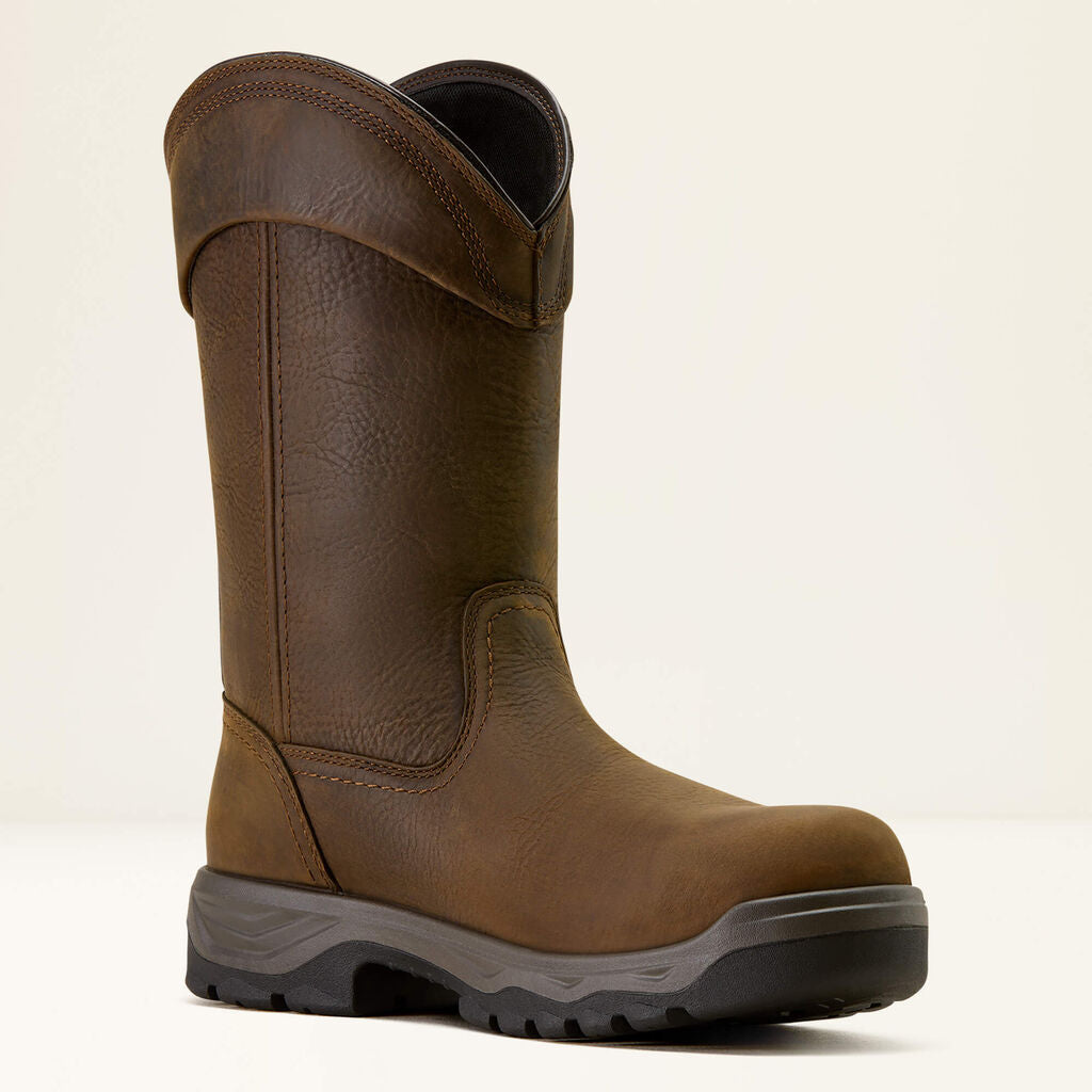 Turbo Duratread Pull On Waterproof Carbon Toe Work Boot Medial