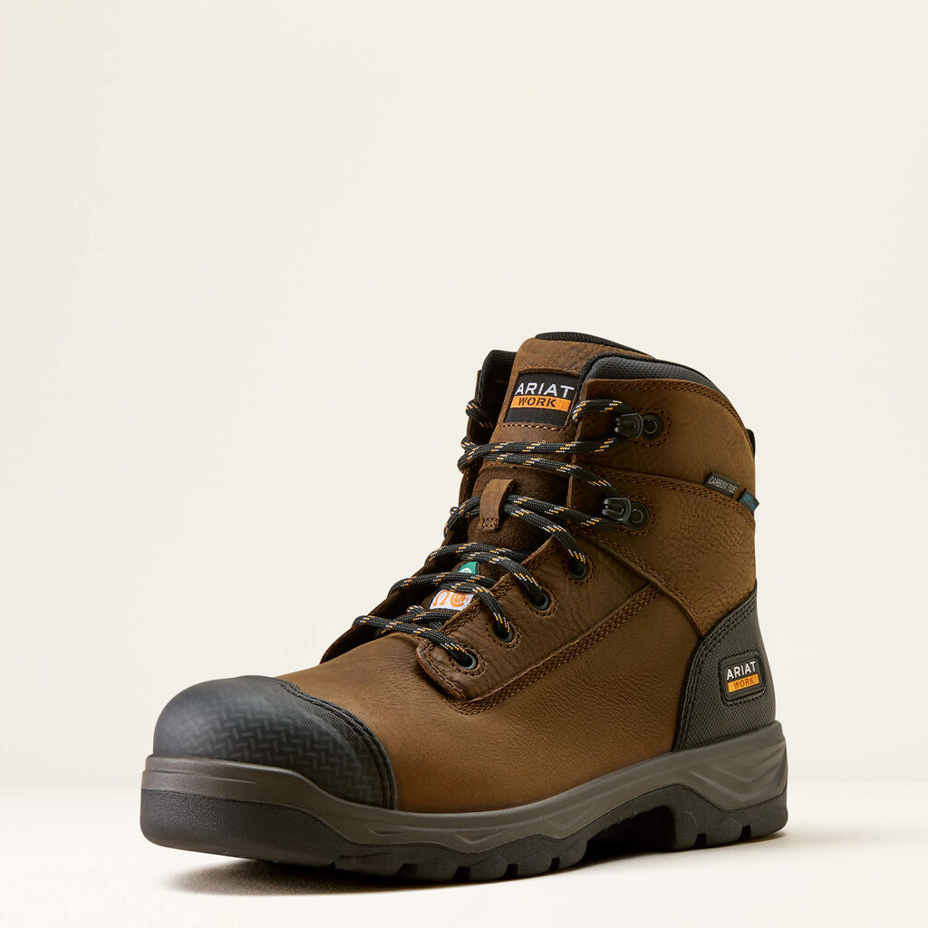 Turbo Duratread CSA 6" Waterproof Carbon Toe Work Boot 3-4 Front