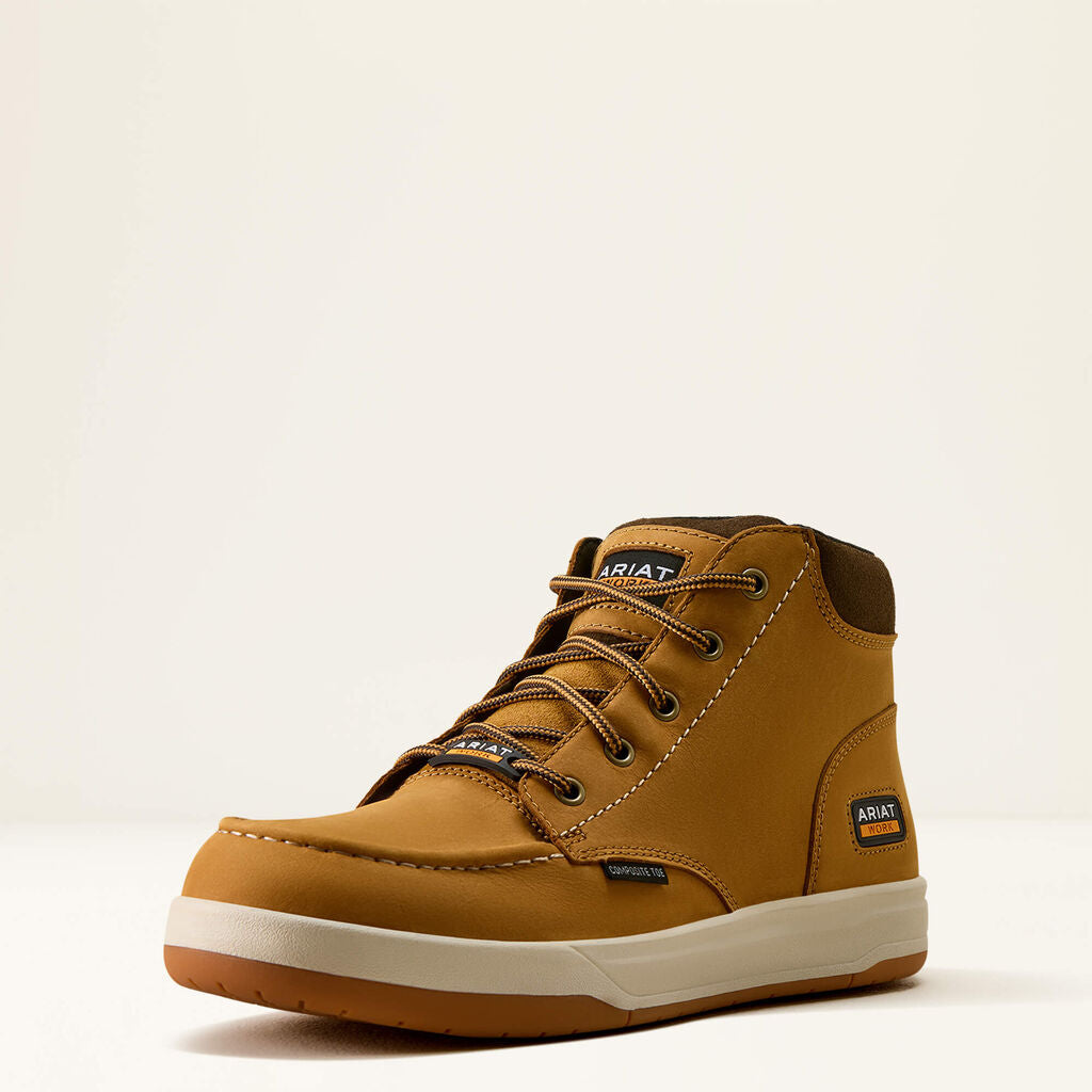 Outmatch Mid Composite Toe Work Shoe 3-4 Front