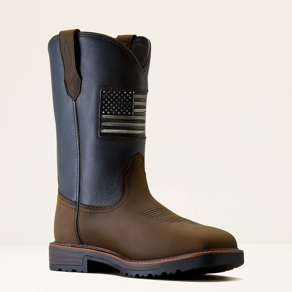 Activator Patriot Waterproof Wide Square Toe Steel Toe Work Boot Medial