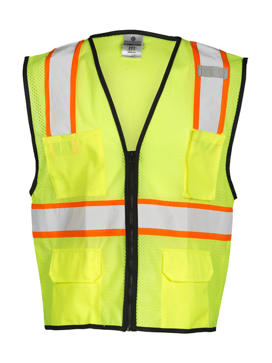 ML Kishigo - 4 Pocket Contrast Mesh Vest