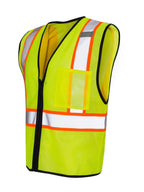 ML Kishigo - Economy Vest with Contrast-Color Zippered Front