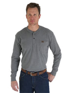 Wrangler® Riggs Workwear® Long Sleeve Solid Henley