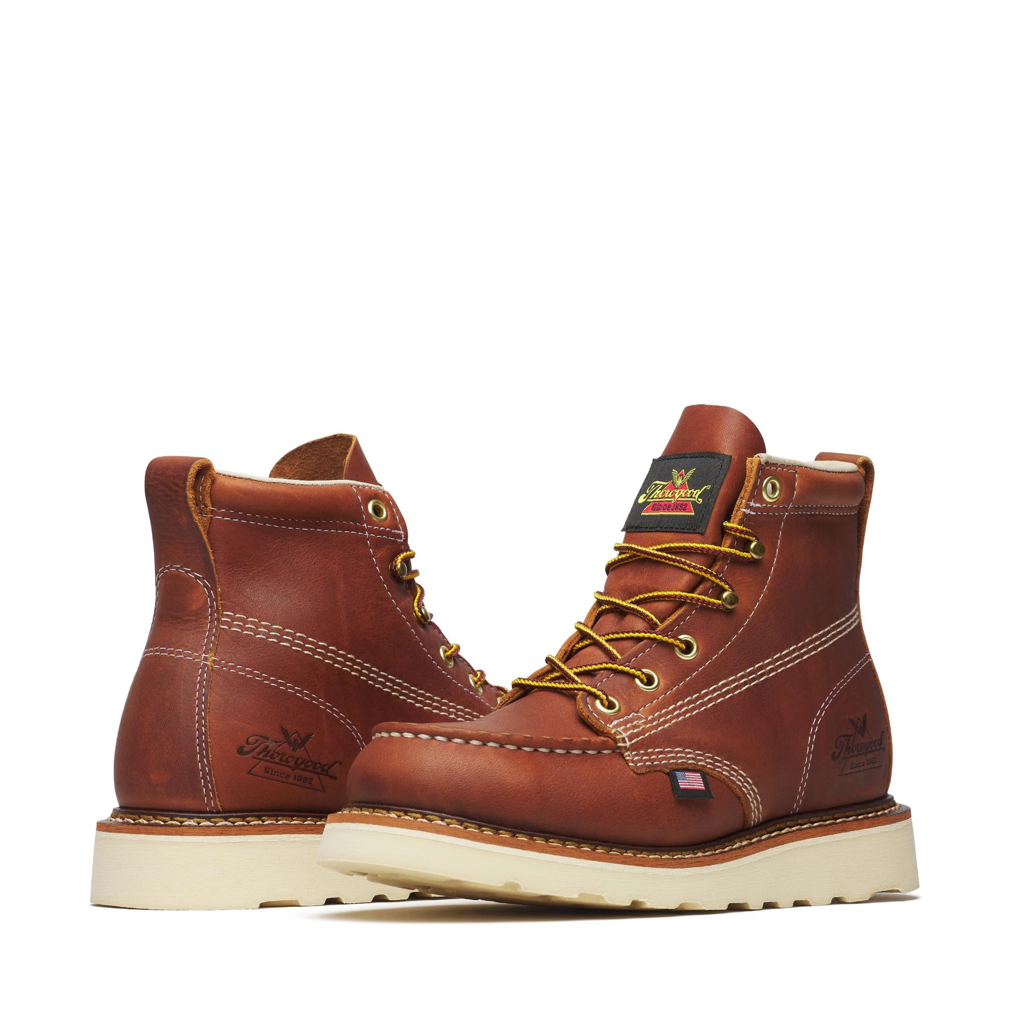 Women's American Heritage - 6" Tobacco Moc Toe - Maxwear Wedge™