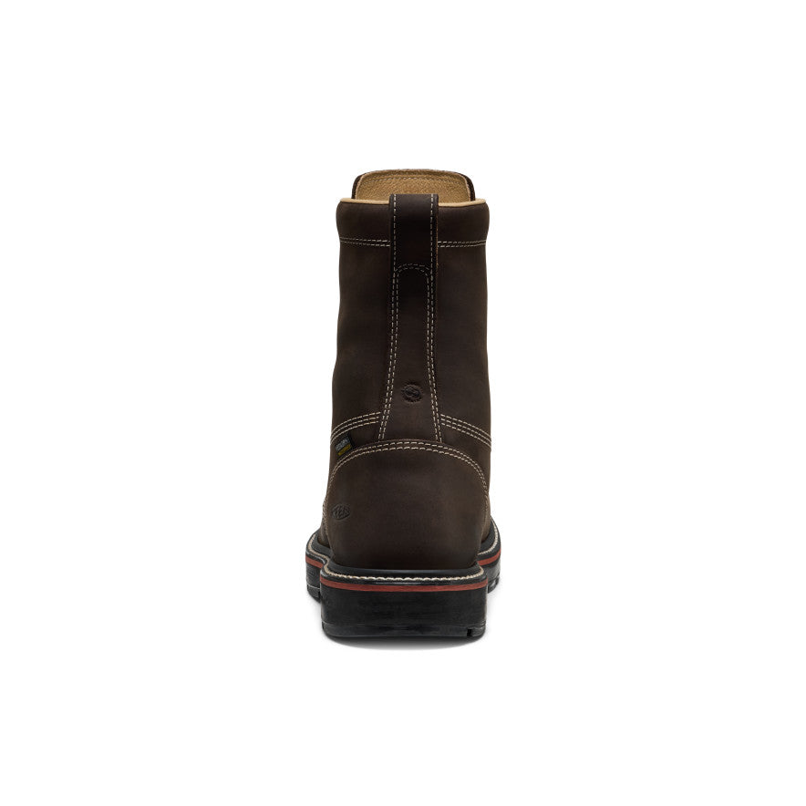 Keen Men's Liberty 8" Waterproof 90° Heel Boot (Carbon Toe)