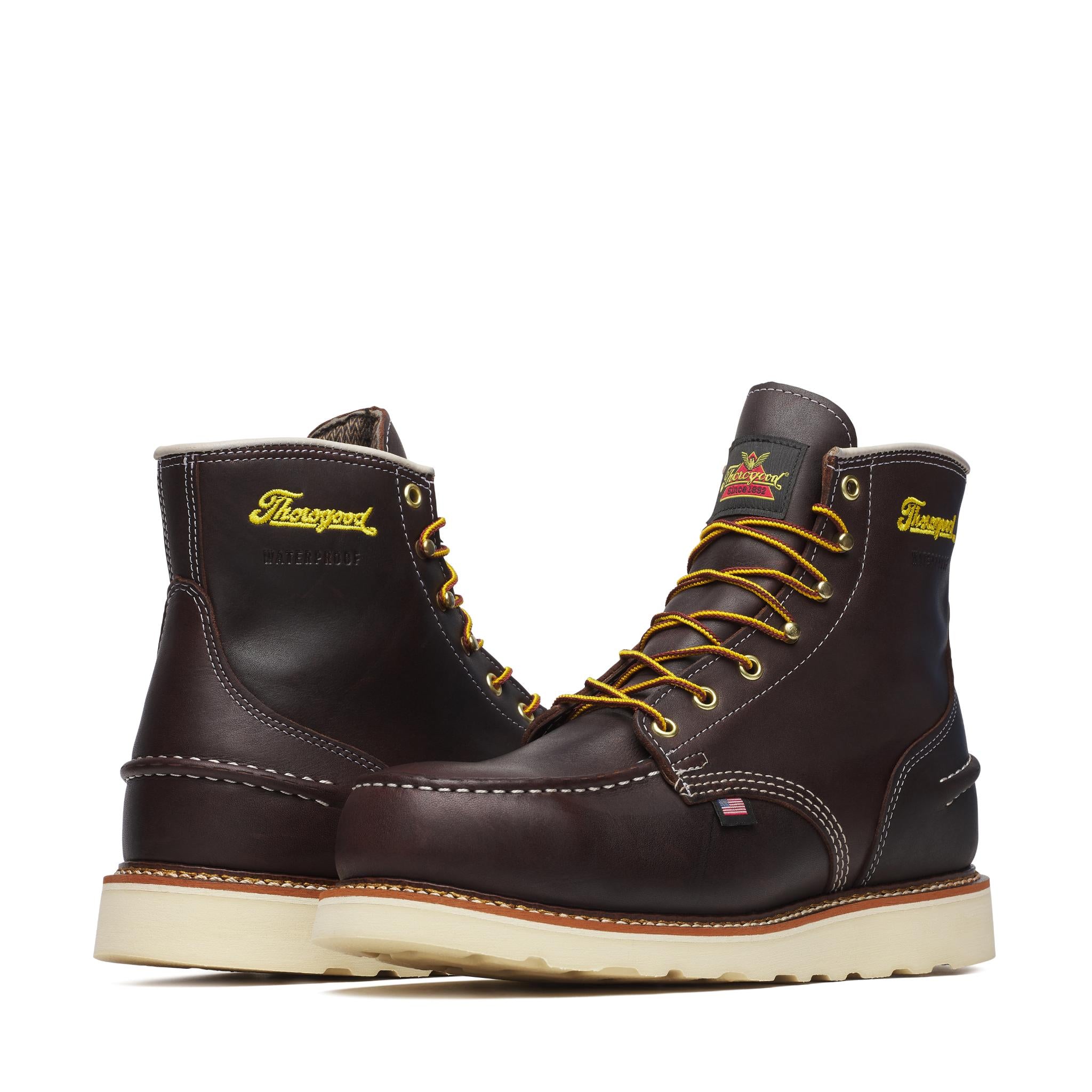 1957 Series - Waterproof - 6" Briar Pitstop Safety Toe - Moc Toe Maxwear Wed Ge™
