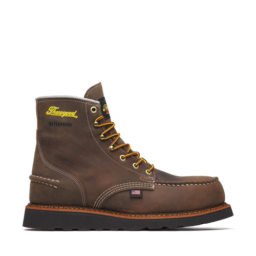 1957 Series 6 Inch Safety Waterproof Black Wedge