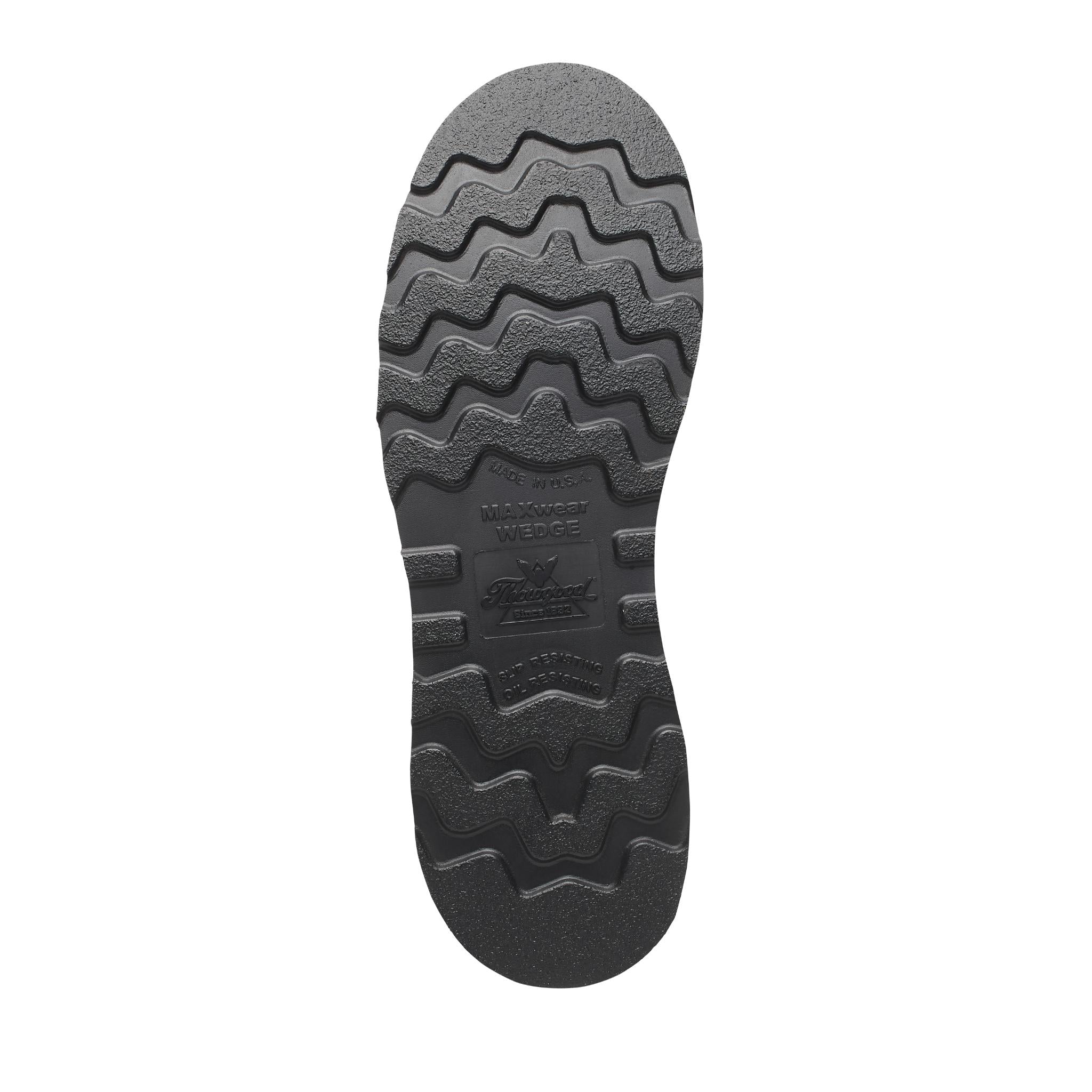 1957 Series 6 Inch Safety Waterproof Black Wedge