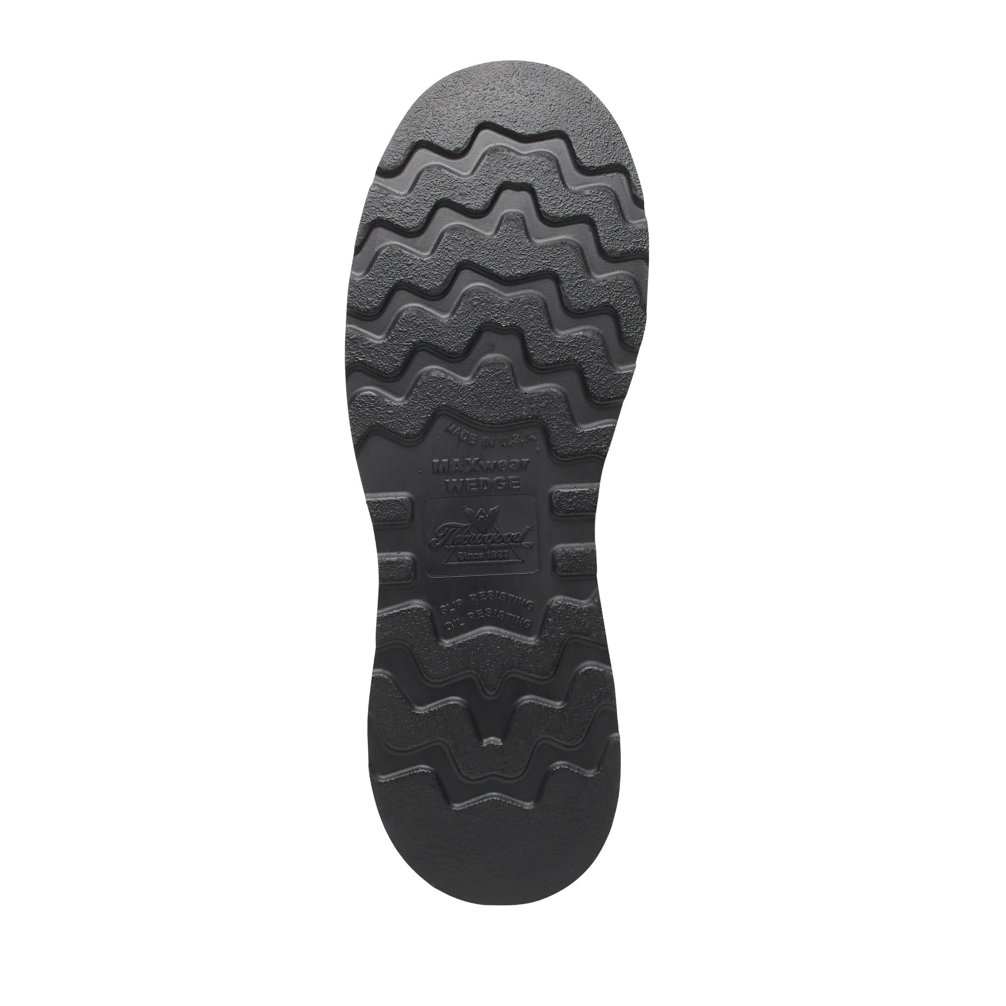 1957 Series 8 Inch Safety Waterproof Black Wedge