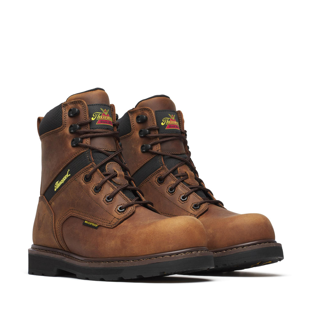 Job-site Series - 8" Crazyhorse Waterproof Safety Toe