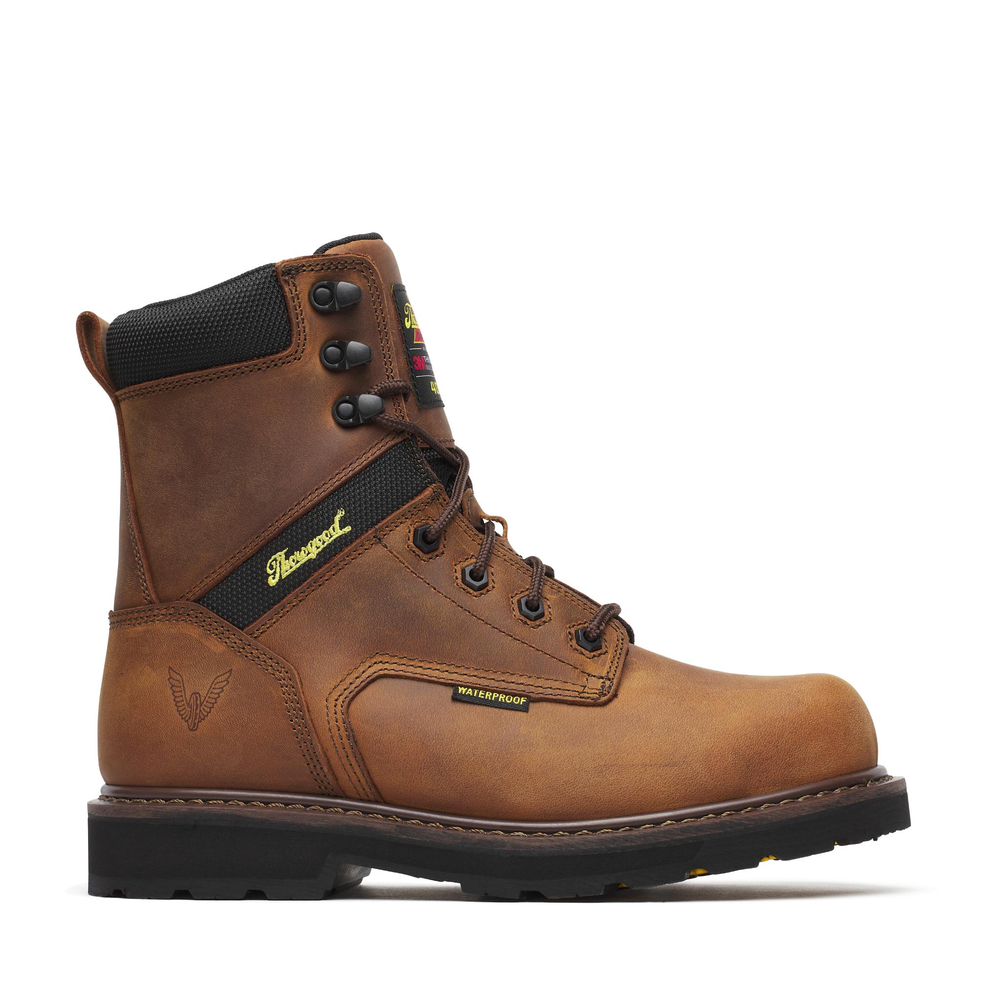 Job-site Series - 8" Crazyhorse - Waterproof + Insulated Safety Toe
