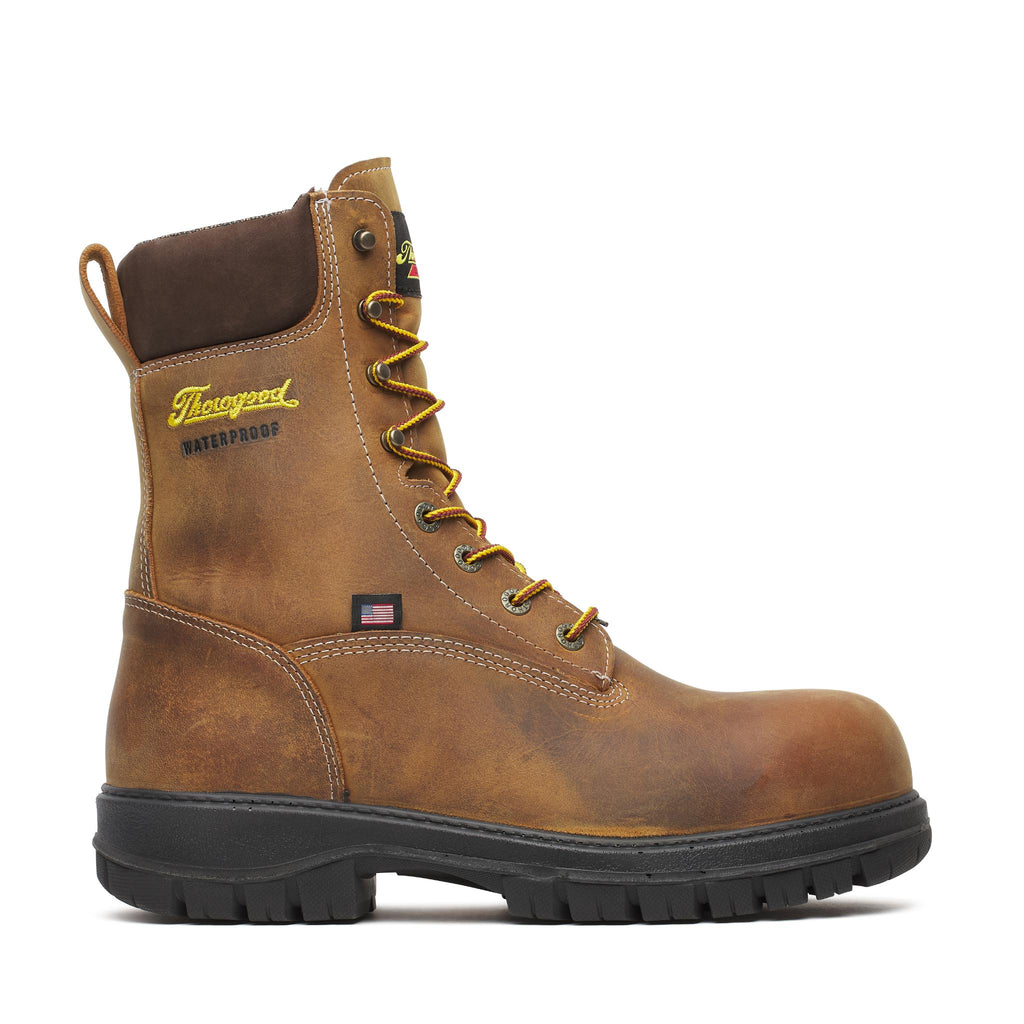 Genesis Series - 8" Chestnut - Nano Safety Toe - Waterproof