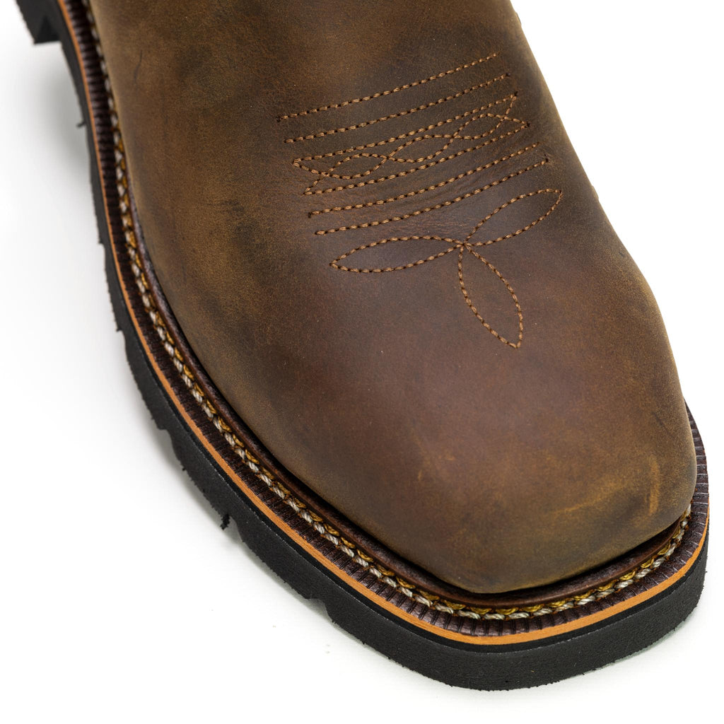 Square Toe Wellington - Waterproof - 11" Safety Toe