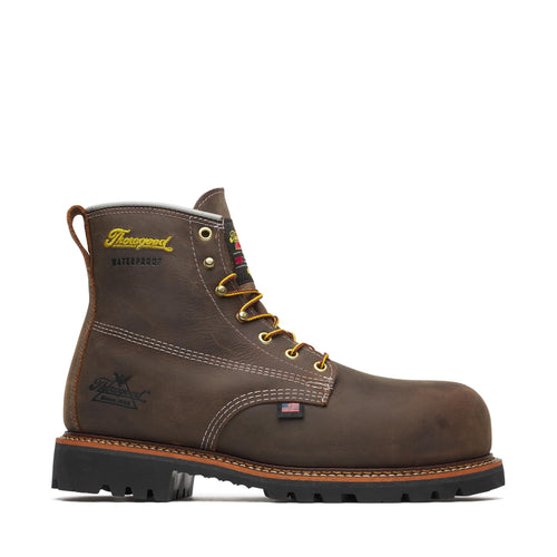 American Heritage - Waterproof + Insulated - 6" Crazyhorse Nano Safety Toe