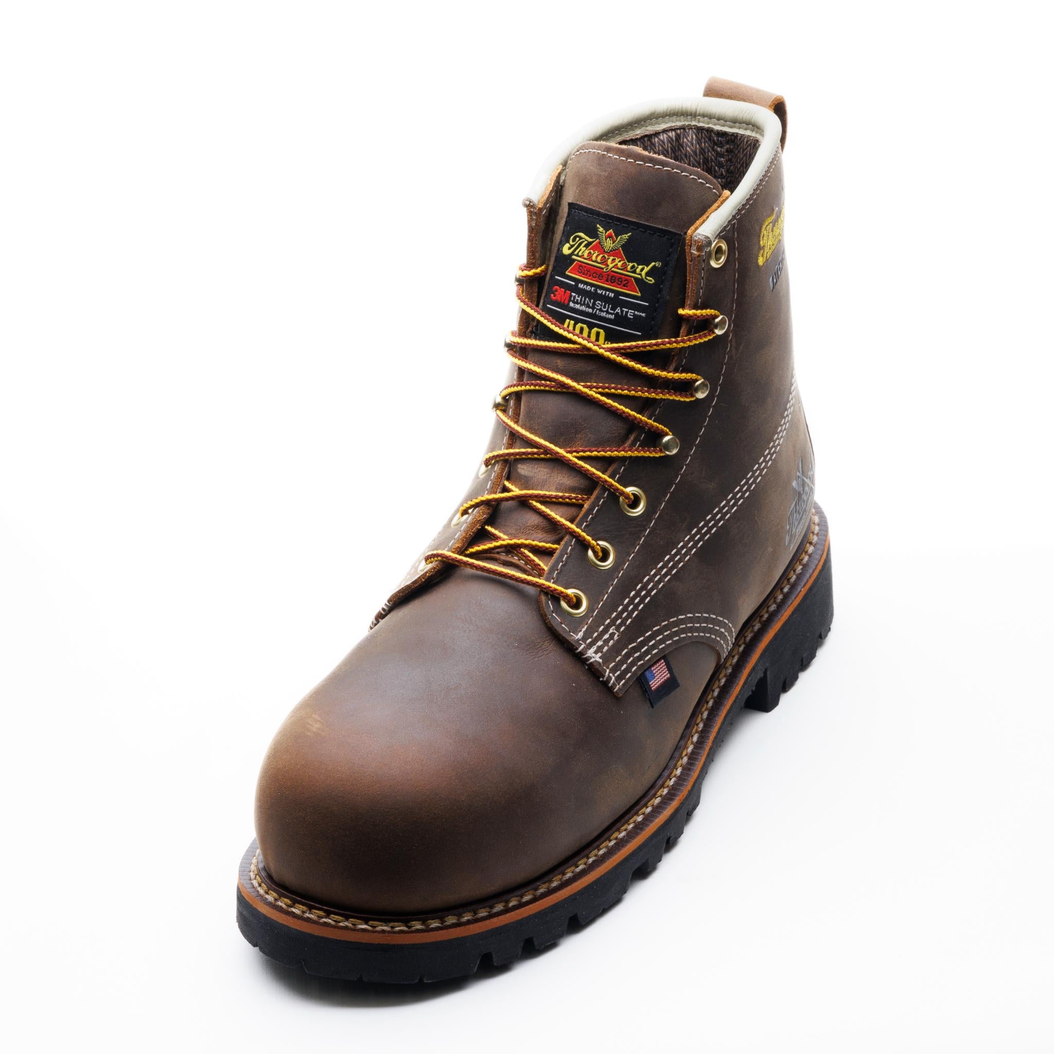 American Heritage - Waterproof + Insulated - 6" Crazyhorse Nano Safety Toe