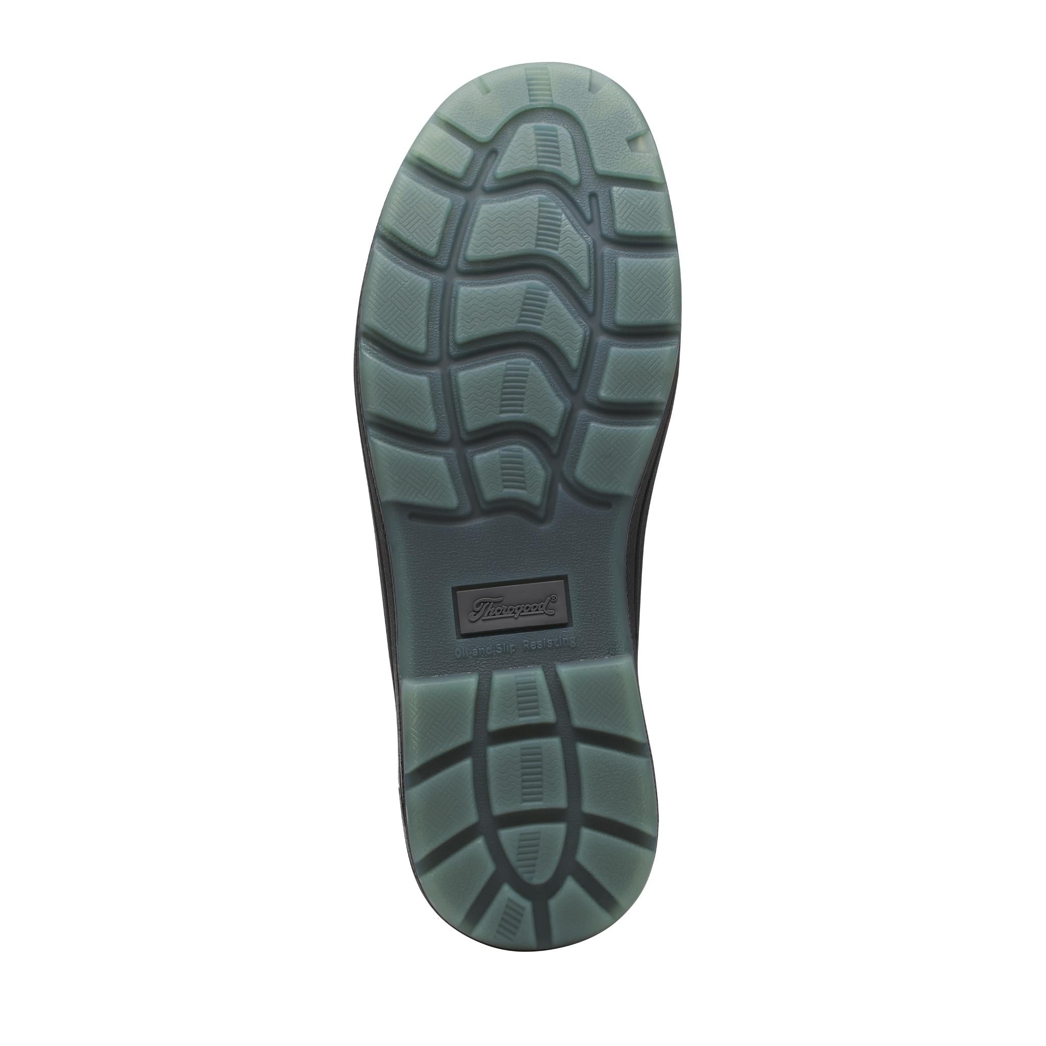 6" Black Quick Release Station Boot Safety Toe With Translucent Bottom