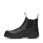 6" Black Quick Release Station Boot Safety Toe With Translucent Bottom