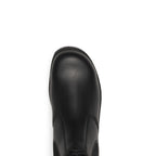 6" Black Quick Release Station Boot Safety Toe With Translucent Bottom