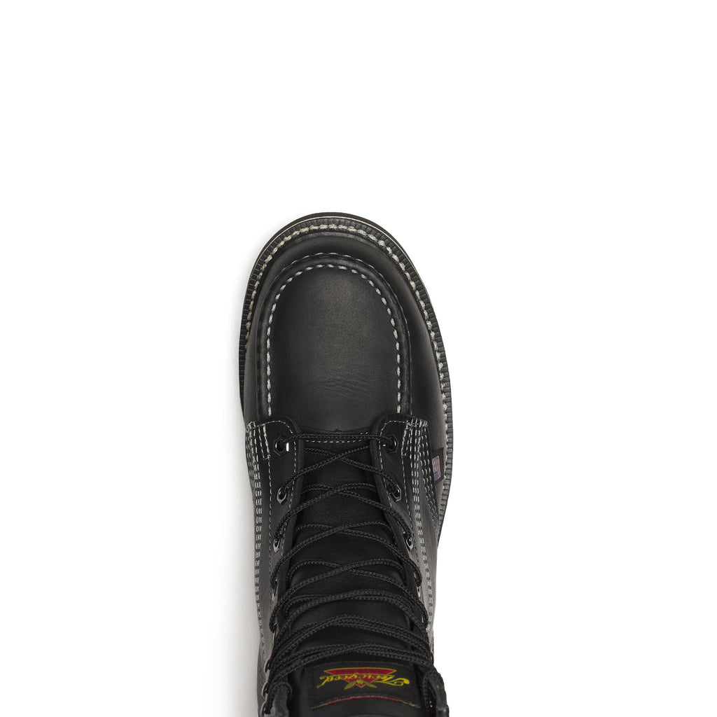 American Heritage Mid Night Series 8" Black Moc Safety Toe