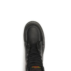 American Heritage Mid Night Series 8" Black Moc Safety Toe