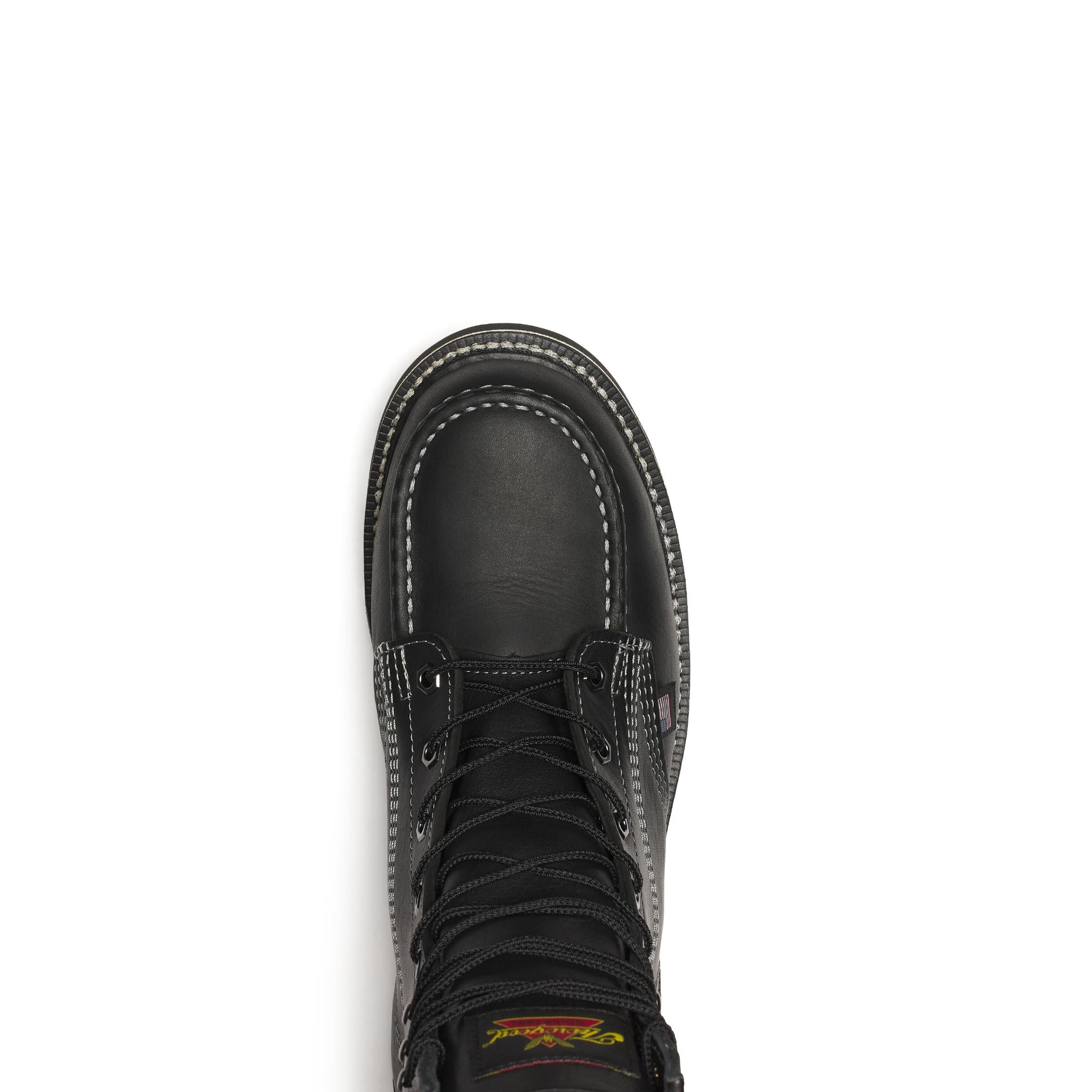 American Heritage Mid Night Series 8" Black Moc Safety Toe