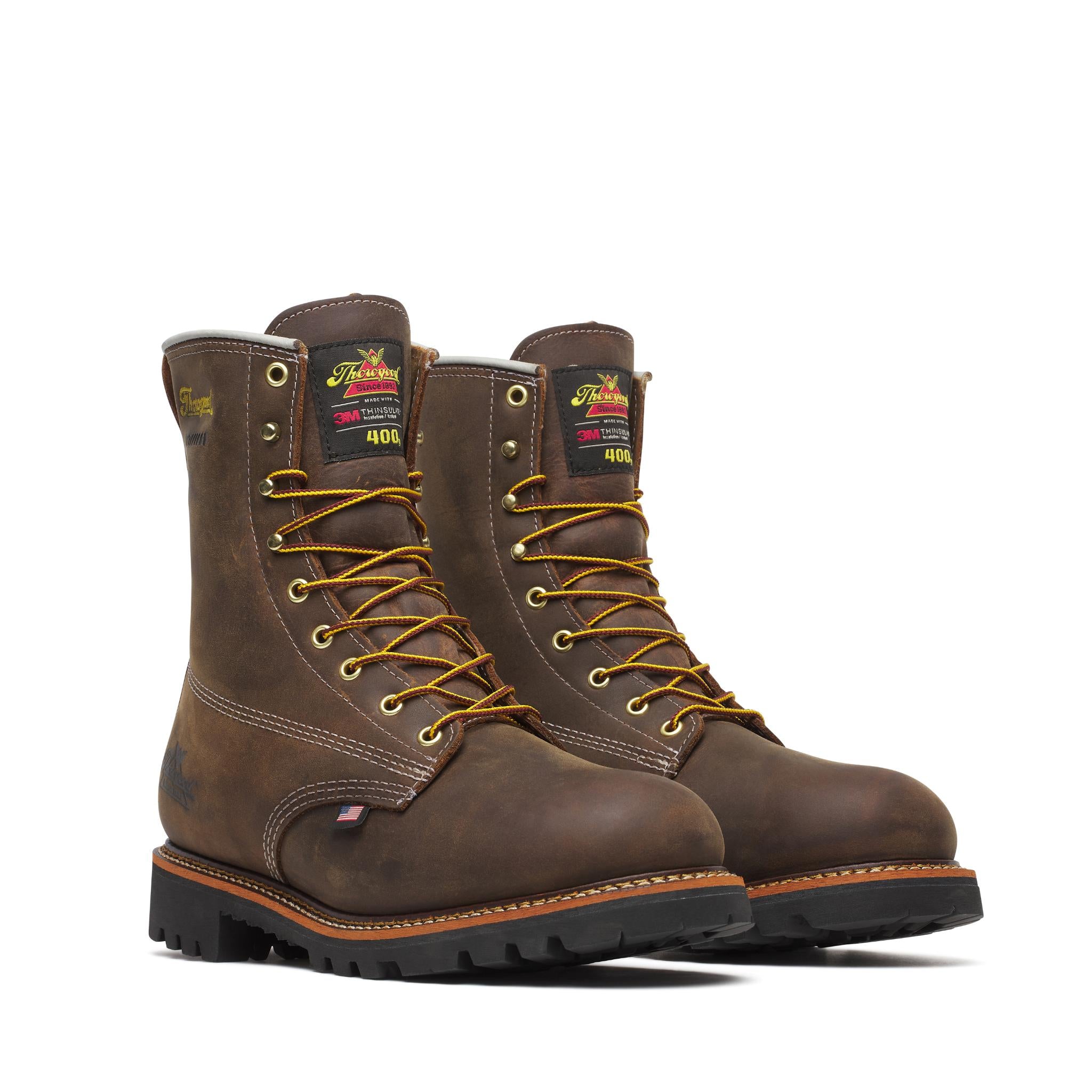 American Hertiage - Waterproof + Insulated - 8" Crazyhorse