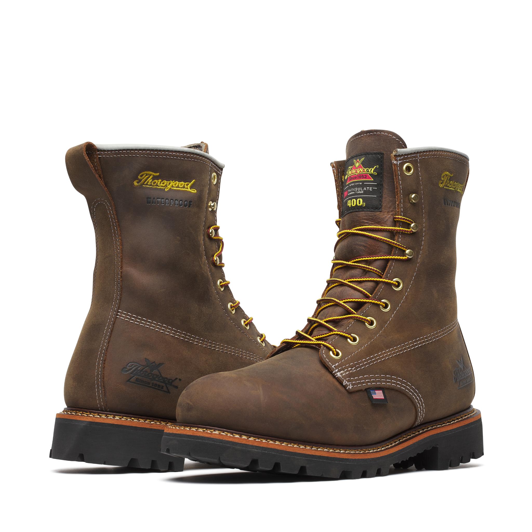 American Hertiage - Waterproof + Insulated - 8" Crazyhorse