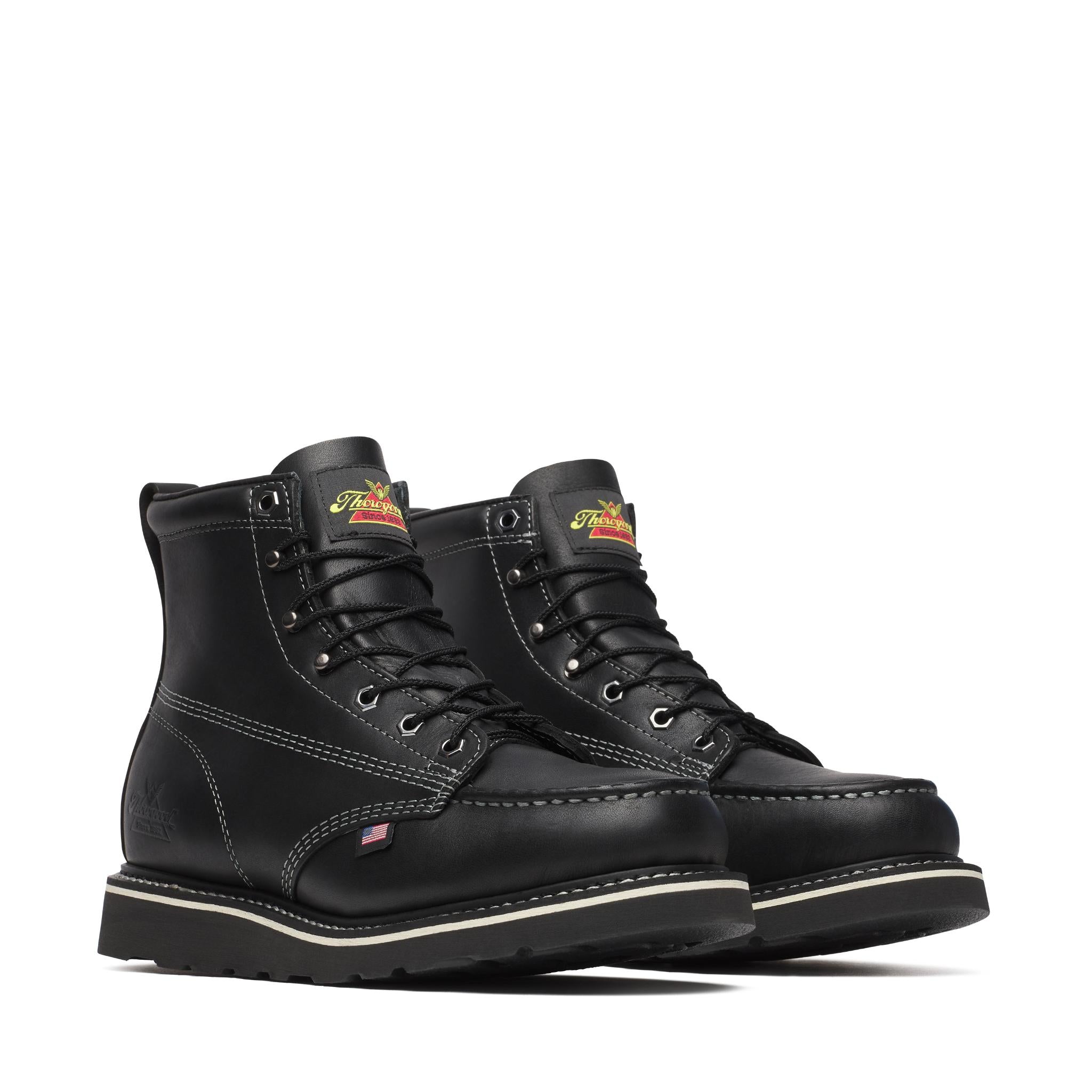 American Heritage Mid Night Series 6" Black Moc Toe