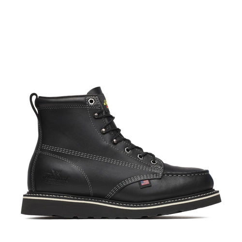 American Heritage Mid Night Series 6" Black Moc Toe