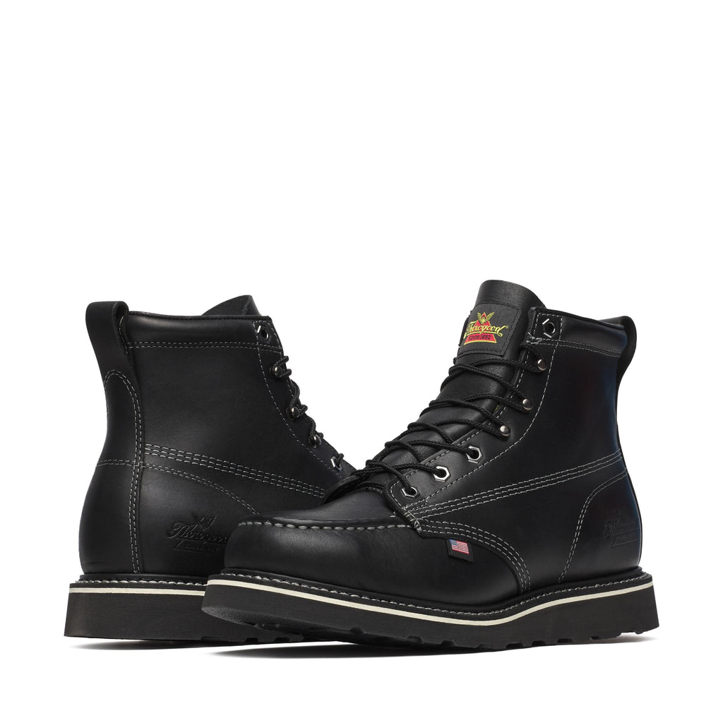 American Heritage Mid Night Series 6" Black Moc Toe