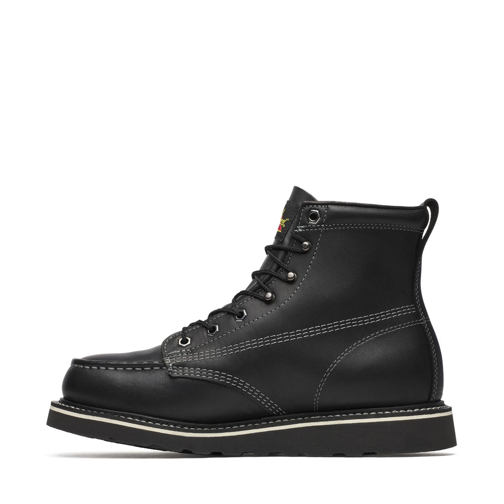 American Heritage Mid Night Series 6" Black Moc Toe