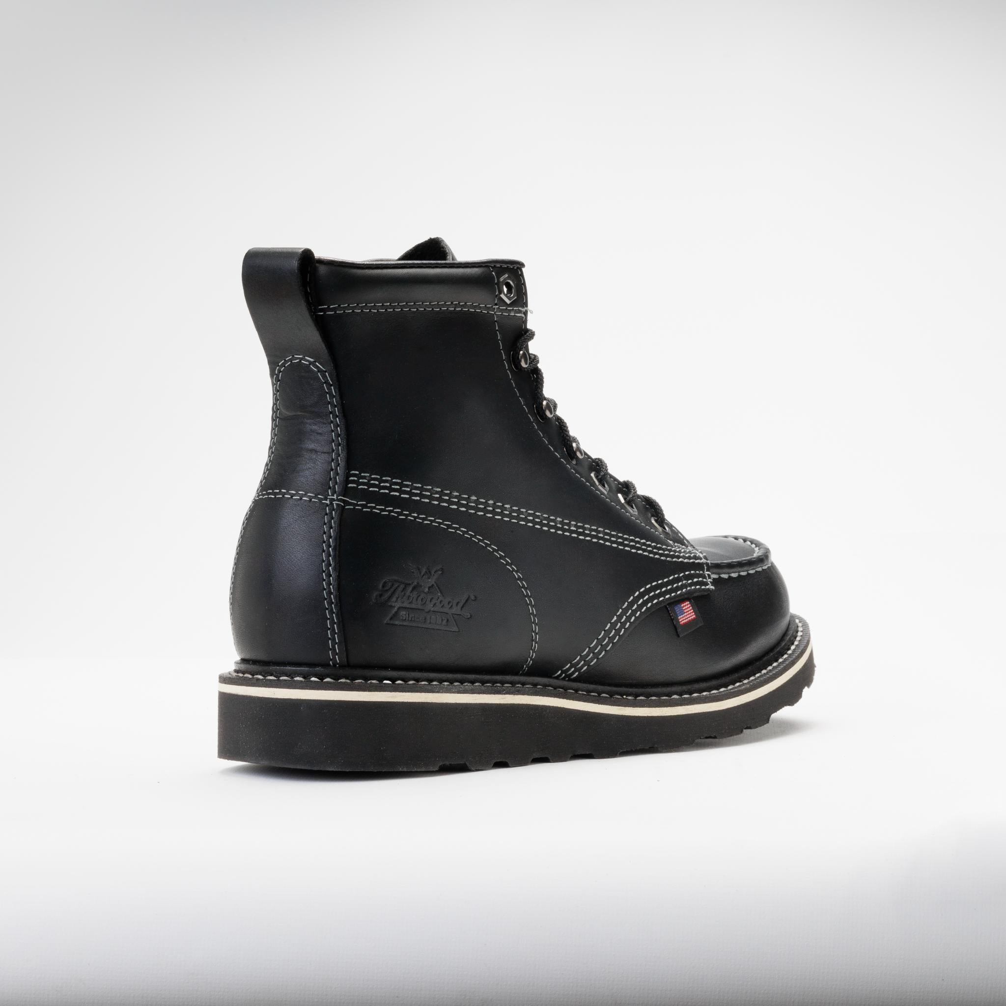 American Heritage Mid Night Series 6" Black Moc Toe