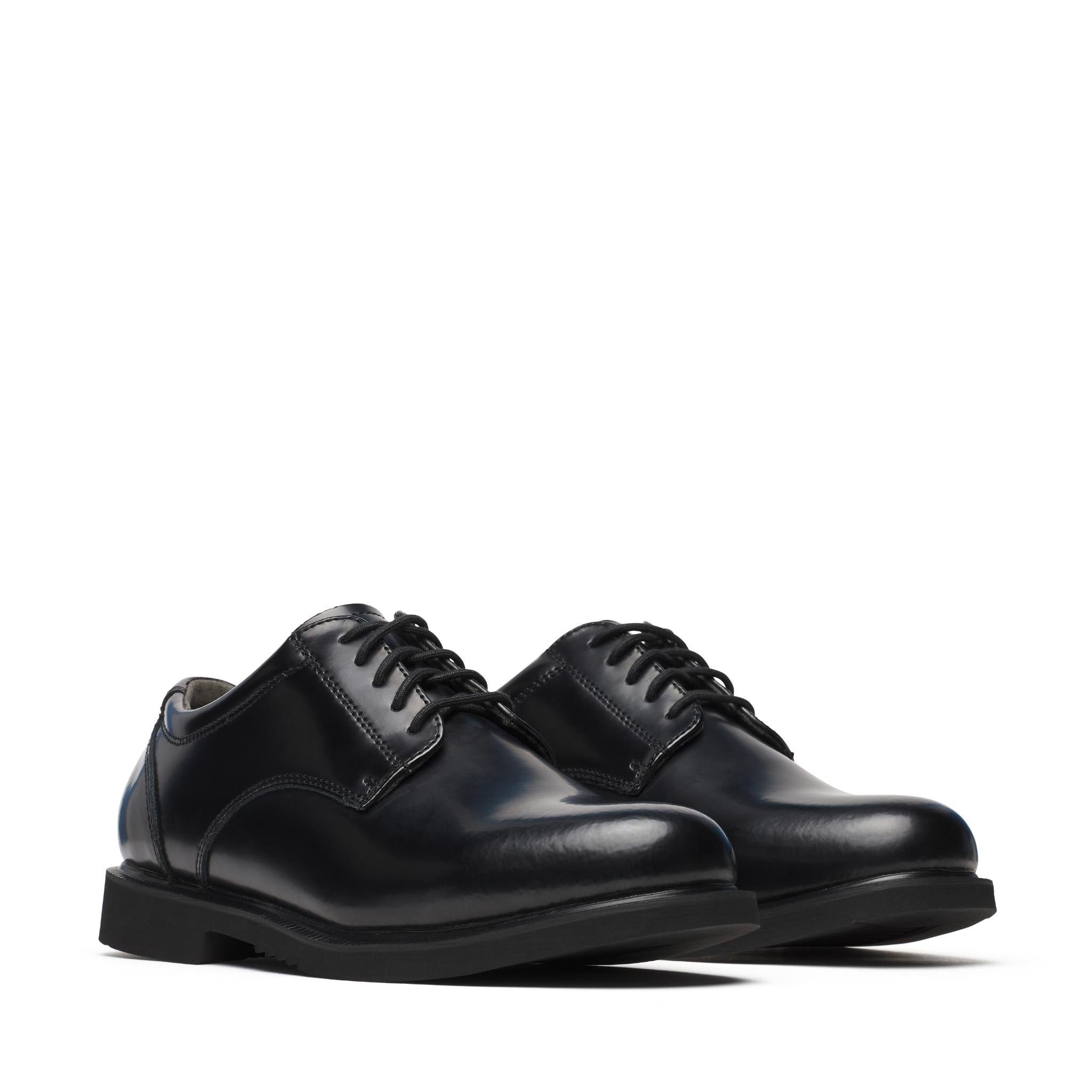 Black Leather Oxford