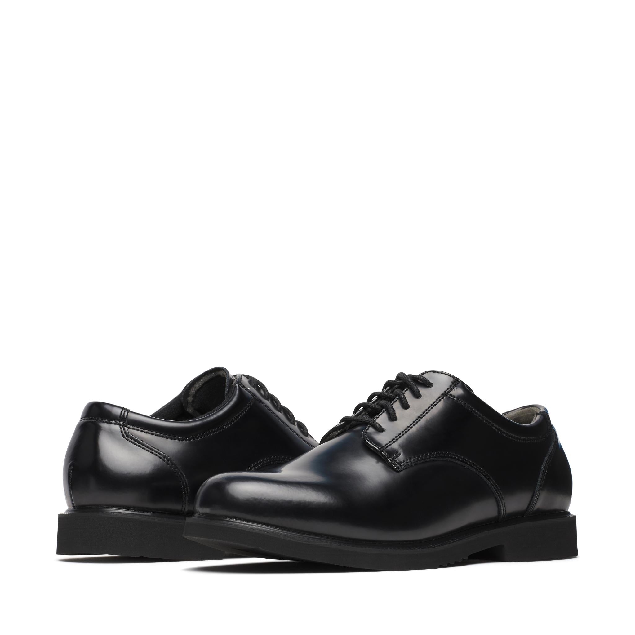 Black Leather Oxford