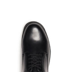 Black Leather Oxford