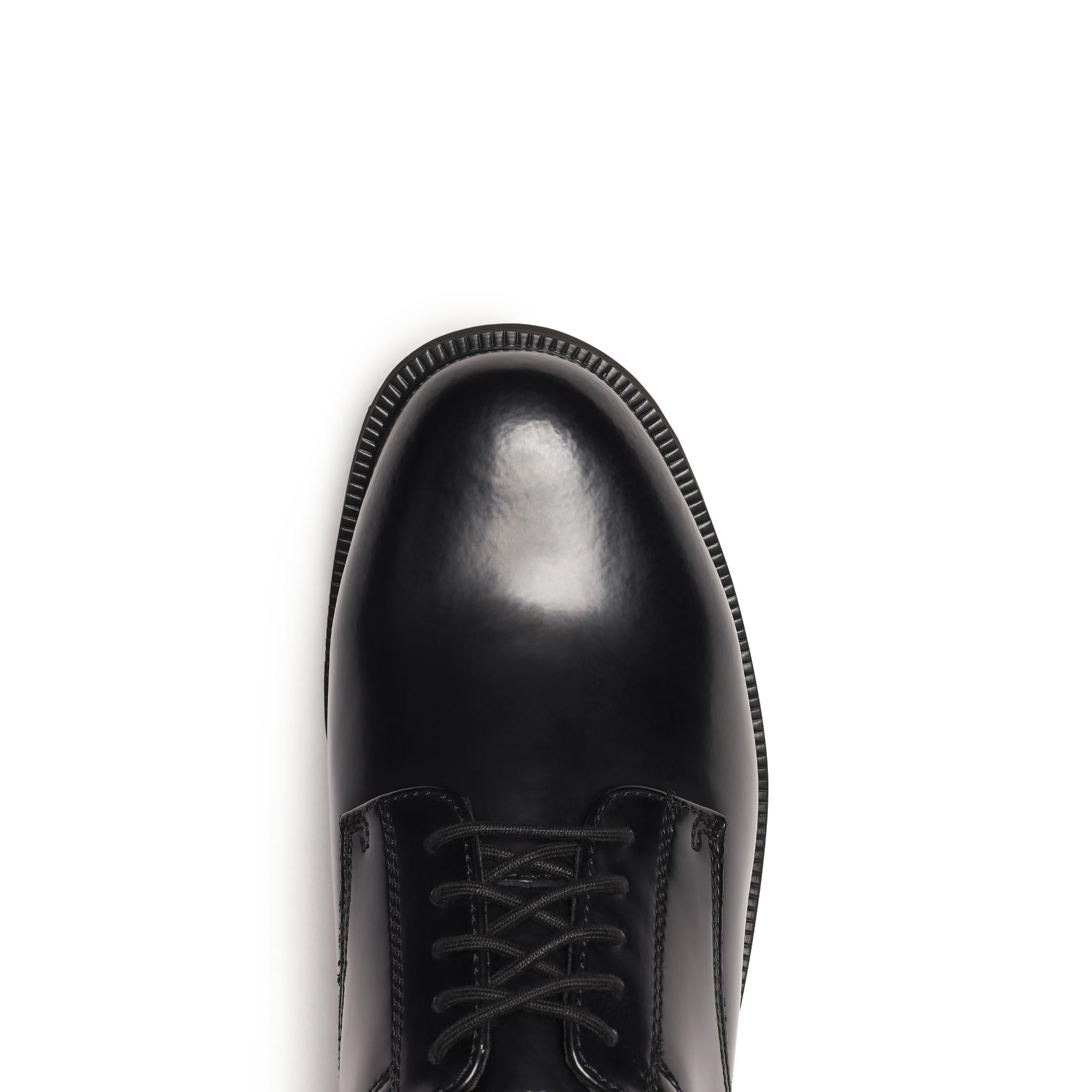Black Leather Oxford