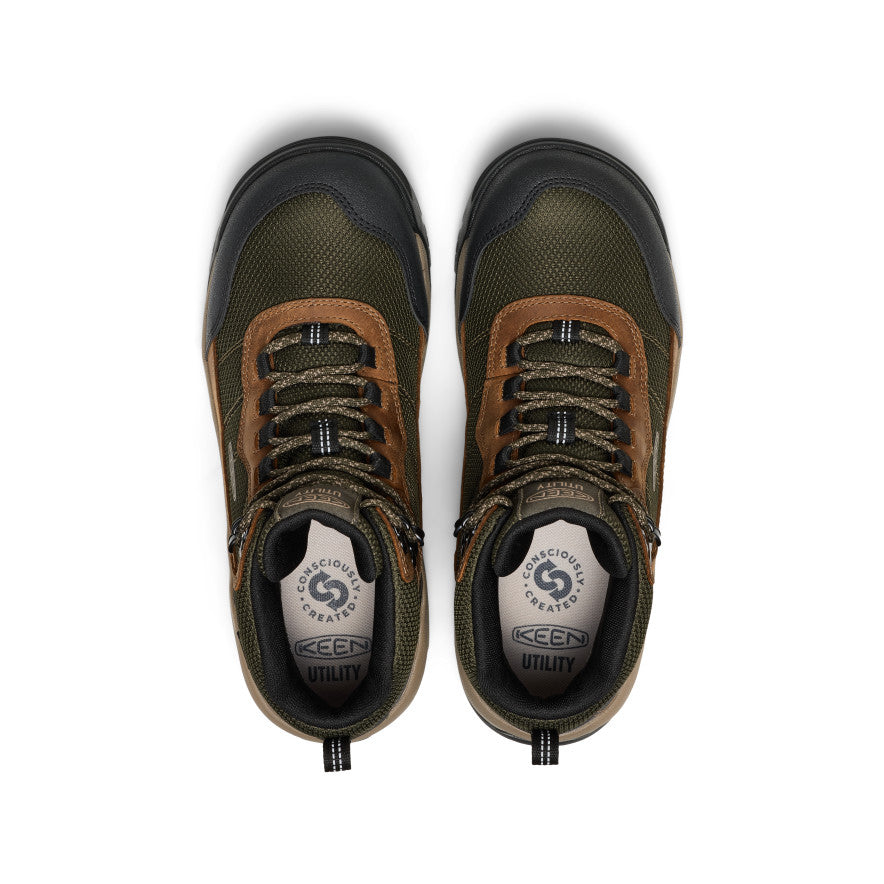 Keen Men's Skokie Waterproof Work Boot (Soft Toe)