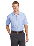 Red Kap® Short Sleeve Striped Industrial Work Shirt