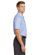 Red Kap® Short Sleeve Striped Industrial Work Shirt