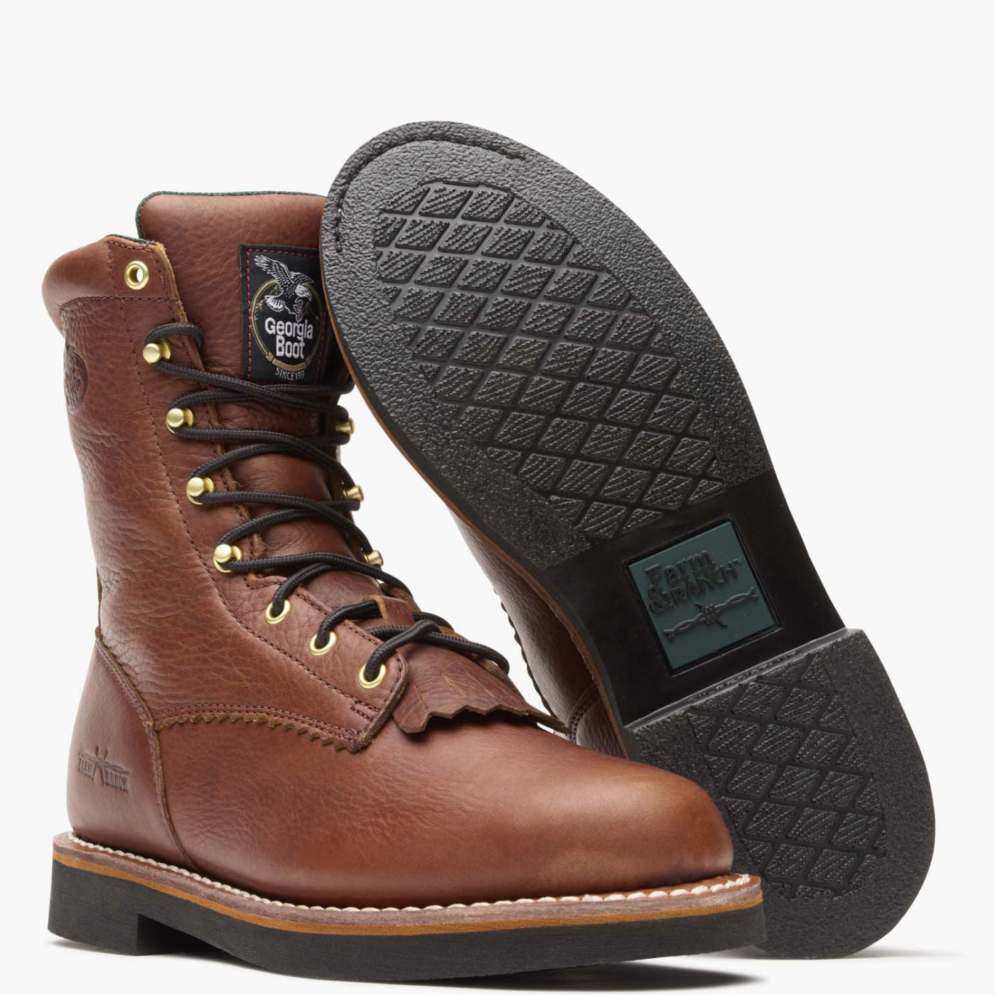 Georgia Boot Farm and Ranch Lacer Work Boot