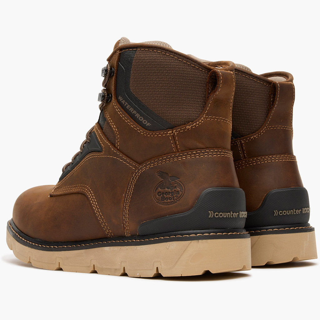 Georgia Boot Carbon Flex Wedge 6" Carbon Toe Work Boot