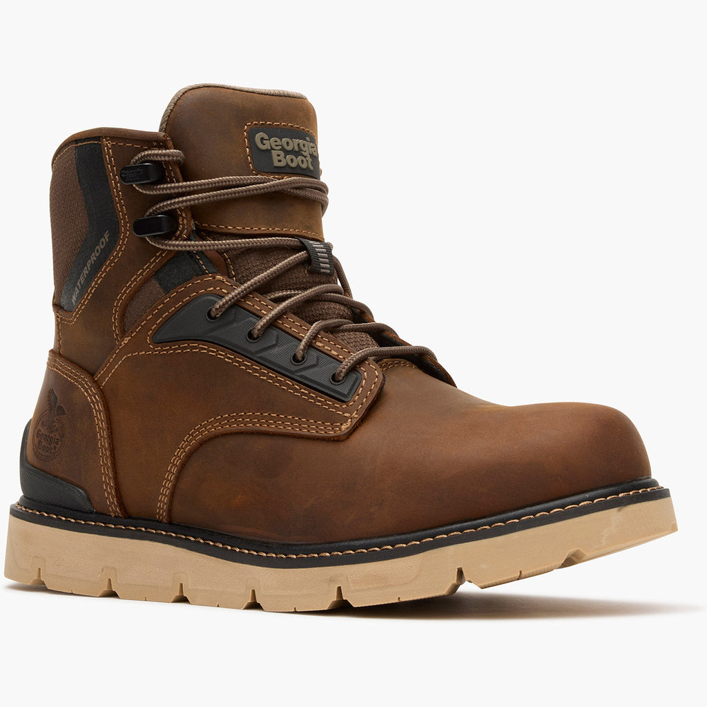 Georgia Boot Carbon Flex Wedge 6" Carbon Toe Work Boot