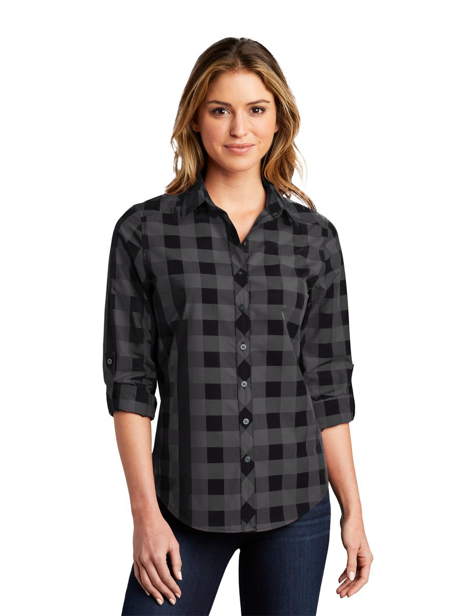 Port Authority® Ladies Everyday Plaid Shirt