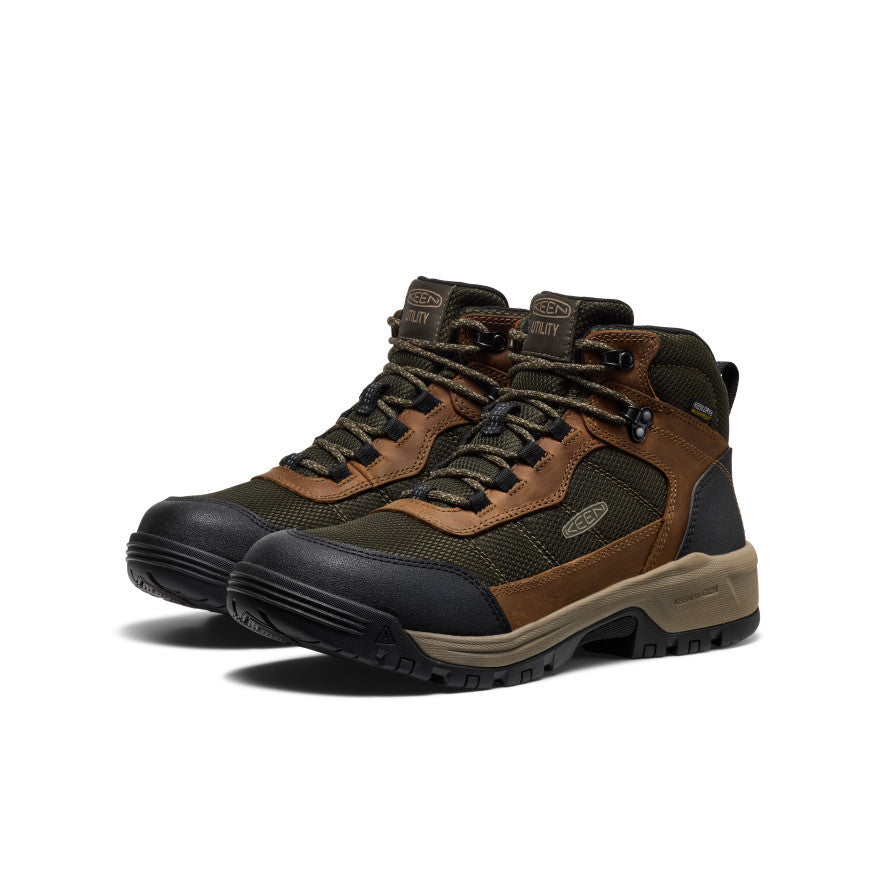 Keen Men's Skokie Waterproof Work Boot (Soft Toe)