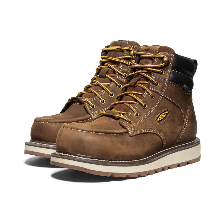 Keen Men's Cincinnati 6" Waterproof Boot (Carbon Toe)