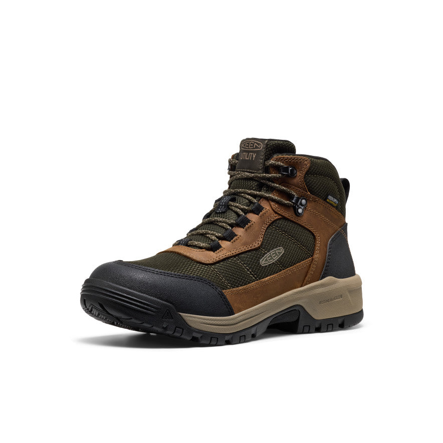 Keen Men's Skokie Waterproof Work Boot (Soft Toe)
