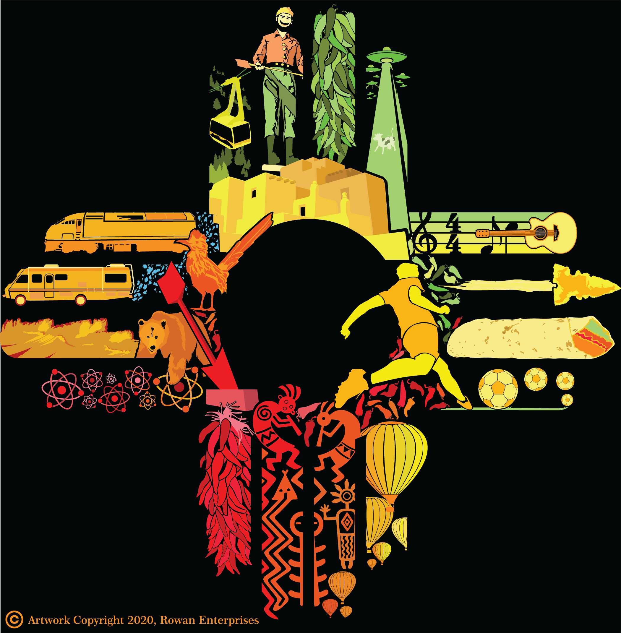 New Mexico Together Zia Tank Top