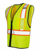 ML Kishigo - Economy Vest with Contrast-Color Zippered Front