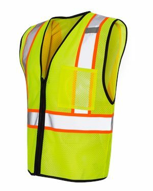 ML Kishigo - Economy Vest with Contrast-Color Zippered Front
