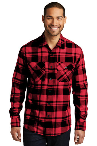 Port Authority® Plaid Flannel Shirt